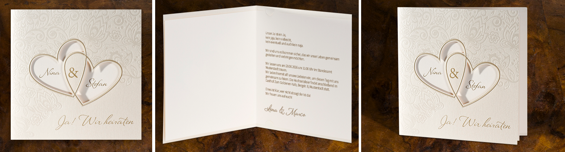 Hochzeitseinladungen  Schmuckbild