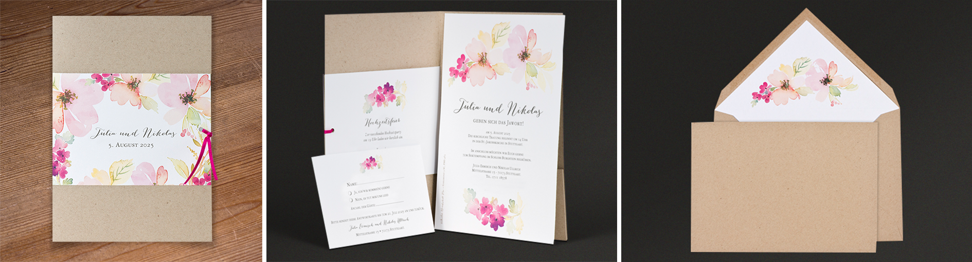 Hochzeitseinladungen  Schmuckbild