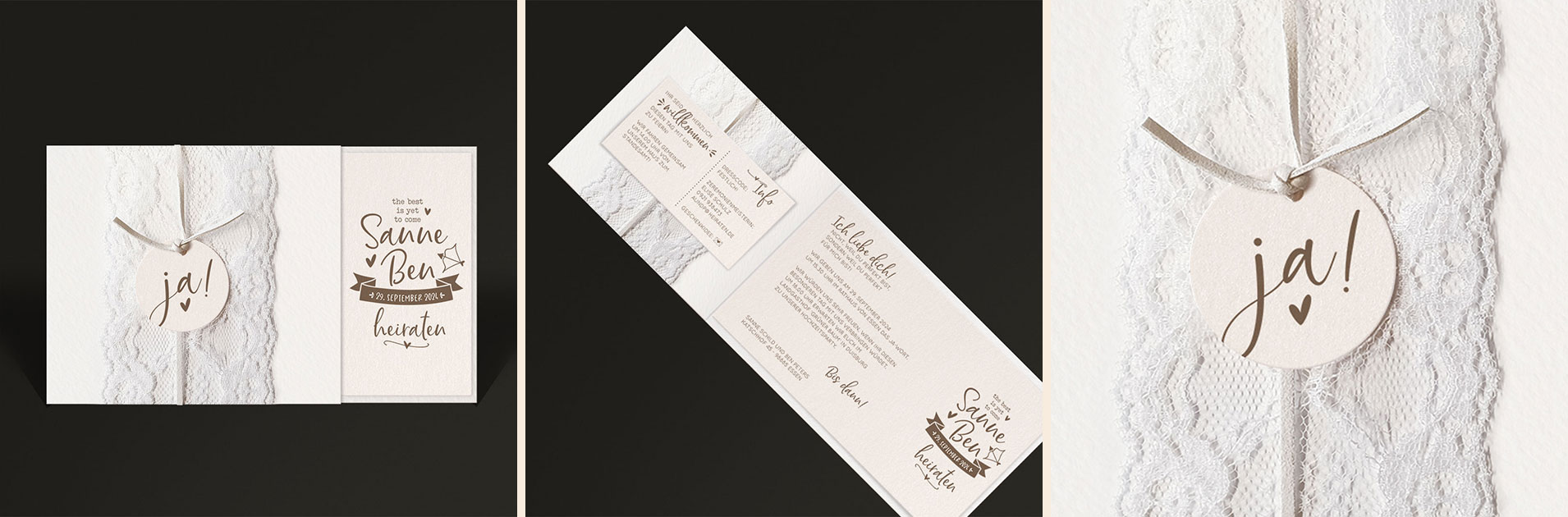 Hochzeitseinladungen Schmuckbild