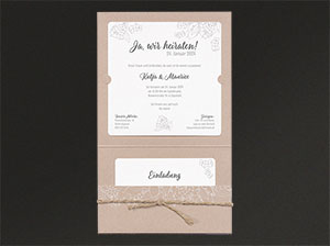 Vergrößerte Abbildung Foto der aufgeklappten Karte.