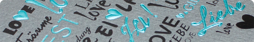 Deutsch-englische Hochzeitseinladungen - Schmuckbild oben