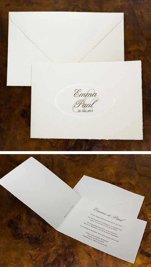 Hochzeitseinladungen Schmuckbild