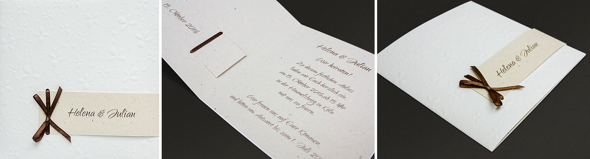 Hochzeitseinladungen  Schmuckbild