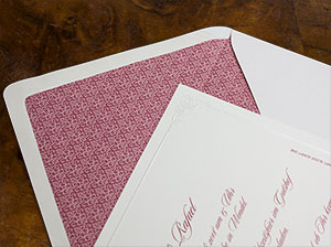 Detail 1 – vergrößerte Abbildung Karte mit Kuvert